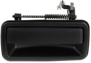 Rear Exterior Door Handle for Chevrolet Blazer 1995-2005, Left Driver, Smooth Black, 4-Door, Plastic, Replacement