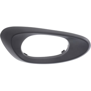 Rear Door Handle, Right Passenger Inside for Chevrolet Trailblazer 2002-2009, Textured Black Bezel Only, Plastic, Replacement
