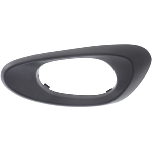 Rear Door Handle for Chevrolet Trailblazer 2002-2009, Left Driver Side, Interior, Textured Black Bezel Only, Plastic, Replacement