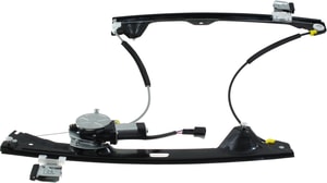 Power Rear Window Regulator with Motor for Chevrolet Silverado 1500 (2007-2013), 2500 HD/3500 HD (2007-2014), Excluding 2007 Classic, Crew Cab, Right Passenger Side, Replacement