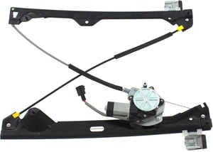 Rear Window Regulator for Chevrolet Silverado 1500 (2007-2013), 2500 HD/3500 HD (2007-2014), Power, with Motor, Excludes 2007 Classic, Crew Cab, Left Driver, Replacement