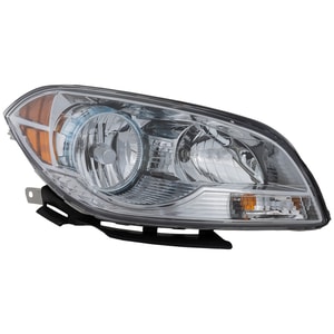 Headlight Assembly for Chevrolet Malibu 2008-2012, Right Passenger, Composite Material, Halogen Bulb, Replacement