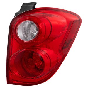 Tail Light Assembly for Chevrolet Equinox 2010-2015, Right Passenger Side, Red and Clear Lens, Replacement