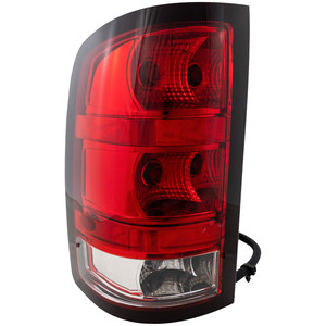 Tail Light Assembly for Chevrolet Silverado/Sierra 1500 (2009-2013), 2500 HD/3500 HD (2011-2014), Left Driver, Type 1, Denali/Hybrid Models, Replacement
