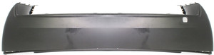 Rear Bumper Cover for Cadillac CTS Sedan 2008-2013, Primed (Ready to Paint), Without Object Sensor Holes, Replacement