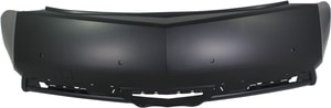 Rear Bumper Cover for Cadillac CTS 2012-2014 Coupe, Primed (Ready to Paint), Without Side Object Sensor Holes, Replacement