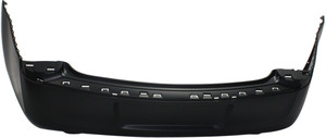 Rear Bumper Cover for Chrysler 300 2011-2014, Primed (Ready to Paint), with Dual Exhaust Holes, without Parking Aid Sensor Holes, Excludes SRT-8 Model, Replacement