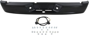 Step Bumper, Face Bar and Pad for 2005-2011 Dakota, with Pad Provision, without Mounting Bracket, Painted Black, Suitable for All Cab Types, Replacement