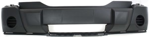 Front Bumper Cover for Dodge Nitro 2007-2009, Textured, Without Fog Light Holes, Replacement (CAPA Certified)