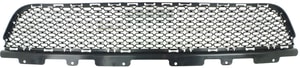 Front Bumper Grille for Dodge Durango 2014-2020, Textured Gray, Without Adaptive Cruise Control, With Chrome Trim, Code MF5, Citadel/GT, Limited/SXT Models 2017-2018, Replacement