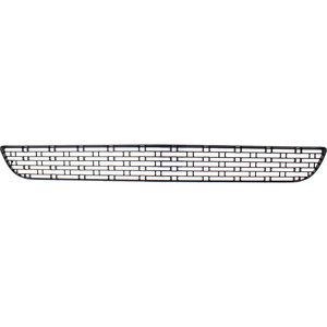 Front Bumper Grille for Dodge Challenger 2015-2023, Textured Black, with Fog Light Holes, without Adaptive Cruise Control, Replacement (CAPA Certified)