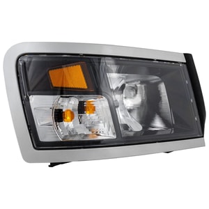 Headlight Assembly for Dodge Dakota 2008-2011, Right Passenger, Halogen, Black Interior, Replacement (CAPA Certified)