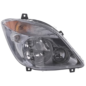 Headlight Assembly for Dodge, Freightliner, Mercedes Benz Sprinter Van 2007-2013, Right Passenger Side, Halogen, Replacement