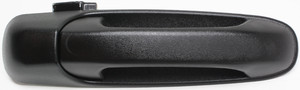 Front Exterior Door Handle for Dodge Durango 2004-2009, Dakota 2005-2011, Right Passenger, Textured Black, Without Keyhole, Plastic, Replacement