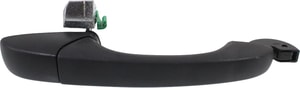 Front Exterior Door Handle for Dodge Caliber 2007-2012, Jeep Patriot and Compass 2007-2017, Right Passenger, Textured Black, Without Keyhole, Replacement