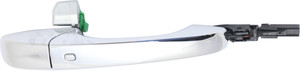 Front Exterior Door Handle for Dodge Durango (2011-2022), Jeep Grand Cherokee (2011-2021), Right Passenger, Chrome, Without Keyhole, With Keyless Entry, Replacement