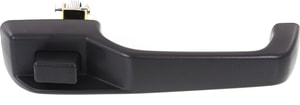 Front Exterior Door Handle for 1994-2003 Dodge Full Size Van & 1993-1998 Grand Cherokee, Left Driver, Textured Black Plastic, Replacement
