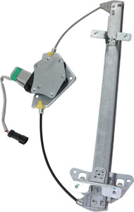 Power Rear Window Regulator with Motor for 2000-2004 Dakota Quad Cab, 2001-2003 Durango, Left Driver Side, Dodge Replacement