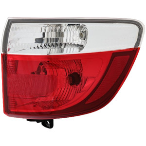Tail Light Assembly for Dodge Durango 2011-2013, Right Passenger Side, Outer, Replacement
