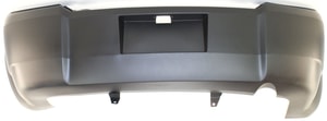 Rear Bumper Cover for 2008-2010 Avenger, Dodge, Primed (Ready to Paint) with Single Exhaust Hole, Replacement (CAPA Certified)