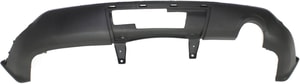 Rear Lower Valance Fascia for Dodge Durango 2014-2022, Textured, For Citadel, GT, Limited, R/T, SXT Models with Single Exhaust Hole, Replacement