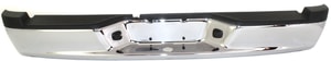 Step Bumper, Face Bar and Pad for Dodge Dakota 2005-2011, Chrome, with Pad Provision, without Mounting Bracket, Suitable for All Cab Types, Replacement