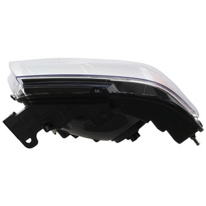 Headlight Assembly for Ford F-150 2009-2014, Right Passenger Side, Halogen Light with Chrome Trim, Replacement