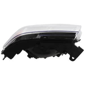 Headlight Assembly for Ford F-150 (2009-2014), Left Driver Side, Halogen Light with Chrome Trim, Replacement