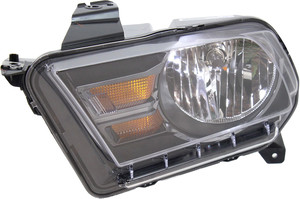Headlight Assembly for Ford Mustang 2010-2014, Left Driver Side, Halogen, Compatible with GT/Boss 302 Model, Replacement