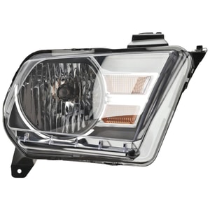 Headlight Assembly for Ford Mustang 2010-2014, Right Passenger, Halogen, Replacement (CAPA Certified)