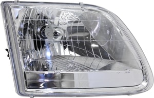 Headlight Assembly for Ford F-150 2001-2003, F-150 Heritage 2004, Right Passenger Side, Halogen, XL/XLT/Lariat Models, Replacement