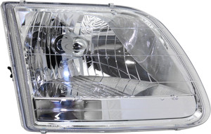Headlight Assembly for Ford F-150 2001-2003, F-150 Heritage 2004, Right Passenger Side, Halogen, XL/XLT/Lariat Models, Replacement