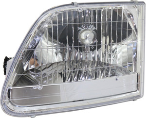 Headlight Assembly for Ford F-150 2001-2003, F-150 Heritage 2004-2004, Left Driver, Halogen, Suitable for XL/XLT/Lariat Models, Replacement