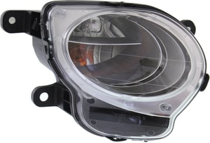 Signal Light Assembly for FIAT 500 (2012-2019) Right Passenger, Halogen, Convertible/Hatchback Models, with Chrome Trim, Replacement