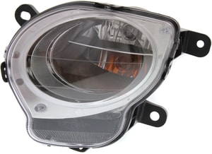 Signal Light Assembly for Fiat 500 2012-2019, Left Driver, Halogen, Convertible/Hatchback, with Chrome Trim, Replacement