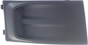 Fog Light Cover for Ford Focus 2008-2011, Left Driver, Textured, without Fog Light Hole, Replacement