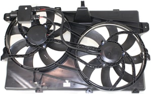 Radiator Fan Assembly for Ford Edge/Lincoln MKX 2007-2009, with Tow Package, Up to 5-4-2009, with Control Module, Replacement