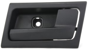 Front Interior Door Handle for Ford Crown Victoria / Mercury Grand Marquis 2003-2011, Right Passenger, All Black (=Rear), Replacement