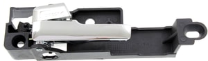Front Interior Door Handle for Ford Fusion 2006-2012, Left Driver, Plastic, All Chrome, Replacement