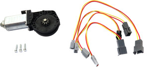 Window Regulator Motor for Ford F-Series / Bronco 1981-1996, Front, Right Passenger Side, Fits Rear, Replacement