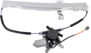 Rear Window Regulator for Ford Explorer 2002-2010, Right Passenger, Power Window Regulator with Motor, Replacement