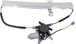 Rear Window Regulator for Ford Explorer 2002-2010, Right Passenger, Power Window Regulator with Motor, Replacement