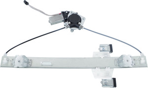 Power Rear Window Regulator with Motor for 2004-2014 Ford F-150, Left Driver Side, Extended Cab, New Body Style, Replacement