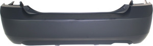 Rear Bumper Cover for Ford Fusion 2006-2009, 2.3 Liter Engine, Primed (Ready to Paint), with Single Exhaust Hole, Replacement