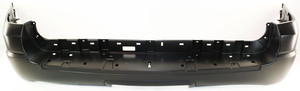 Rear Bumper Cover for Ford Expedition 2004-2006, Primed (Ready to Paint), without Rear Object Sensor Holes, NBX/XLS/XLT Models, Replacement