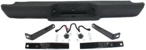 Step Bumper for Ford Ranger 1993-2011, Includes Face Bar and Pad with Pad Provision, Powdercoated Black, Hitch Style, Fleetside, Comes with Mounting Bracket, Replacement