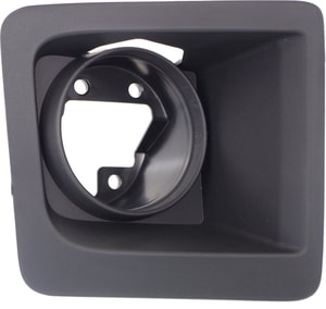 Front Fog Light Molding for GMC Sierra 1500 2014-2015, Right Passenger, Textured Black, Chrome Type Bumper, Replacement (CAPA Certified)