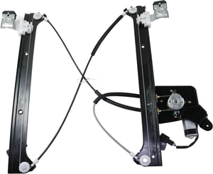 Power Rear Window Regulator with Motor for Chevrolet Silverado Crew Cab 2001-2006, Right Passenger, Includes 2007 Classic, Replacement