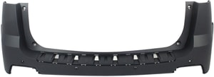 Upper Rear Bumper Cover for GMC Terrain 2010-2015, Primed (Ready to Paint) with Parking Assist System Holes, Replacement
