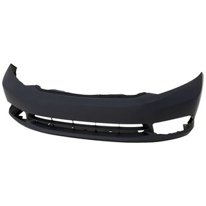 Front Bumper Cover for 2012-2012 Honda Civic Sedan, Primed (Ready to Paint), with Fog Light Holes, Suitable for EX/EX-L/Si Models, Replacement